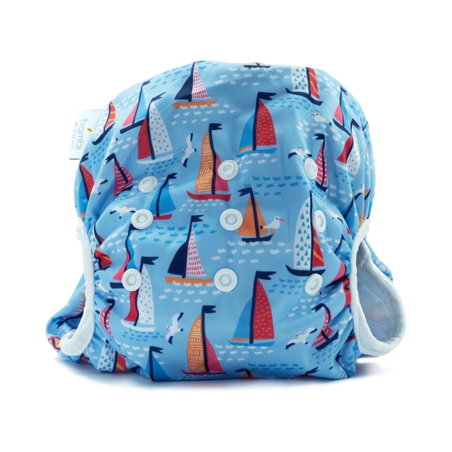 Reusable Swim Diaper - Sails & Seaguls Bambi & Boo
