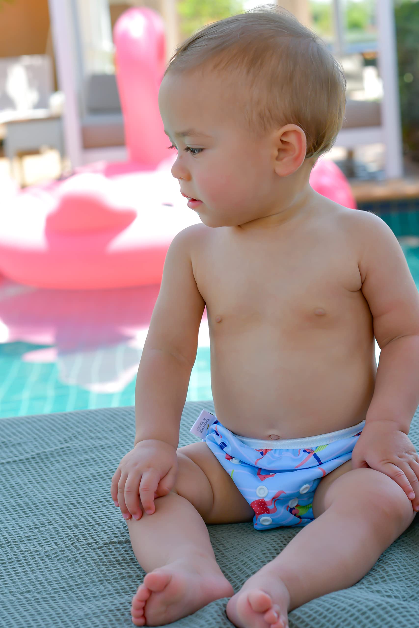 Reusable Swim Diaper - Beach Day Bambi & Boo