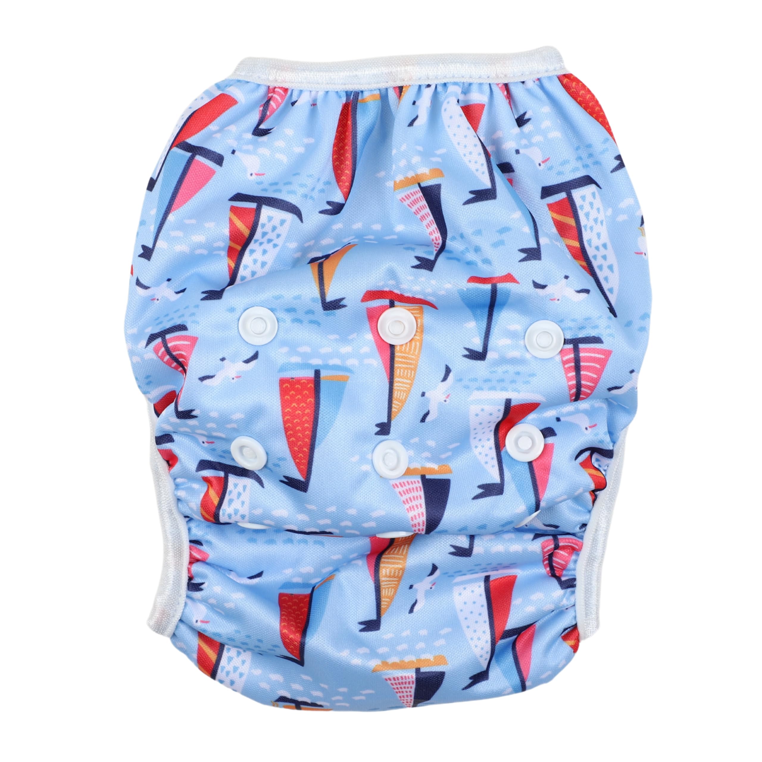 Reusable Swim Diaper - Sails & Seaguls Bambi & Boo