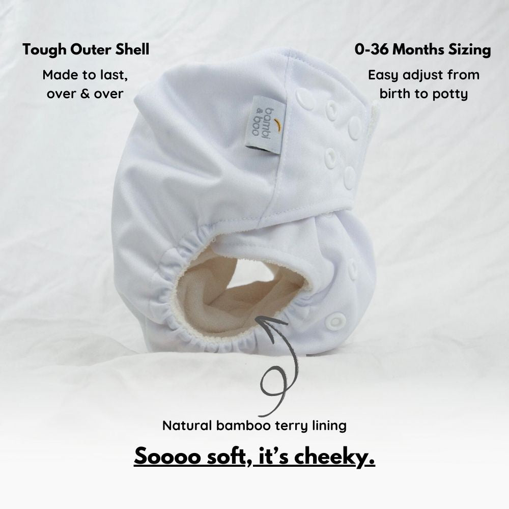 The Everything Bundle | 15 Ultra Soft Bamboo Diapers