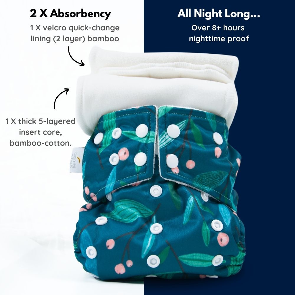 The Everything Bundle | 15 Ultra Soft Bamboo Diapers