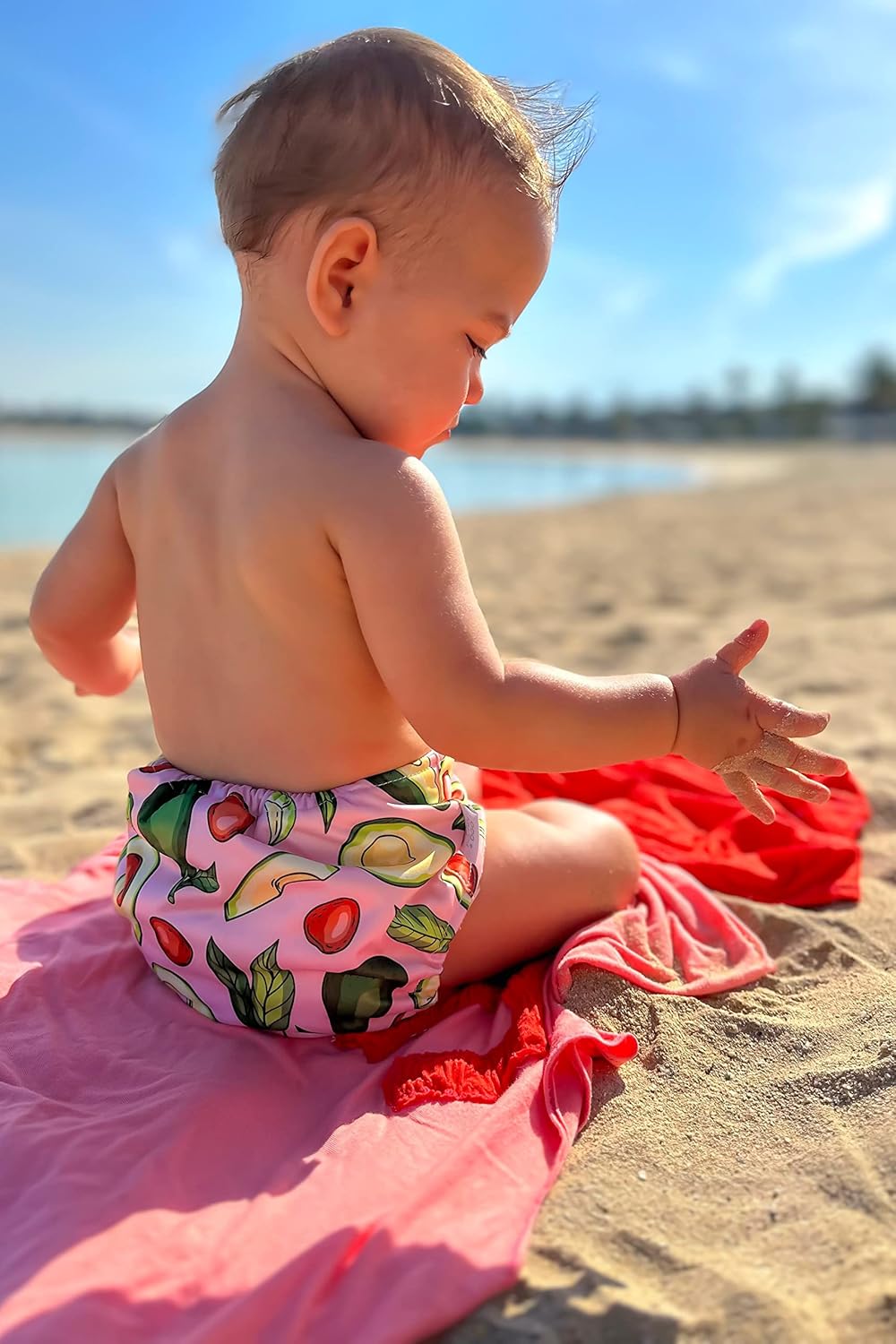 Reusable Swim Diaper - Avocados